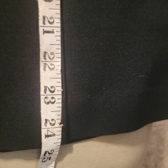 K10  Evan Picone Essentials classic black straight business skirt - Picture 9 of 10